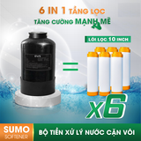  Bộ tiền lọc cột thô khử cặn canxi xử lý nước chống cặn Ews Sumo Softener 