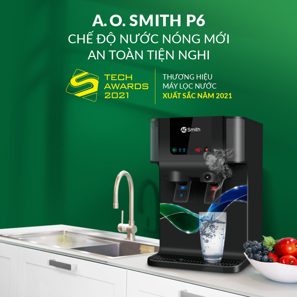  [NEW] Máy Lọc Nước RO aosmith A.O.Smith P6 P7- Miễn phí lắp toàn quốc 