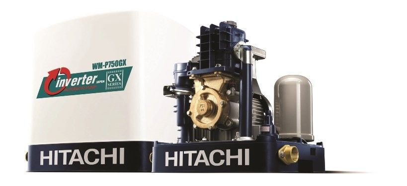  MÁY BƠM NƯỚC HITACHI WM-P750GX INVERTER VUÔNG 