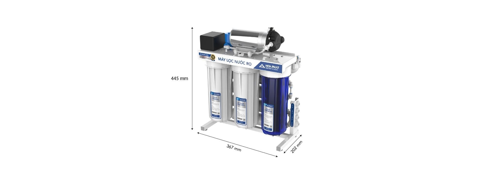  MÁY LỌC NƯỚC RO HÒA PHÁT 10 CẤP HWU2A1022 - 8 CẤP HWU4A0812 