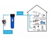  Cột lọc đầu nguồn loại bỏ kim loại nặng khử sắt khử mùi  màu sắc tạp chất hữu cơ - vật liệu than nén CTO 20 inch béo 