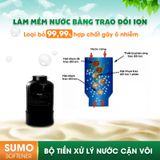  Bộ tiền lọc cột thô khử cặn canxi xử lý nước chống cặn Ews Sumo Softener 