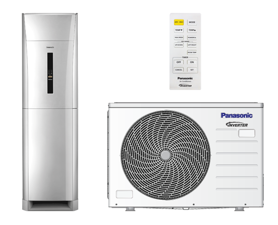  PANASONIC CU/CS-E28NFQ 28000BTU TỦ ĐỨNG 2 CHIỀU INVERTER GAS R410A 