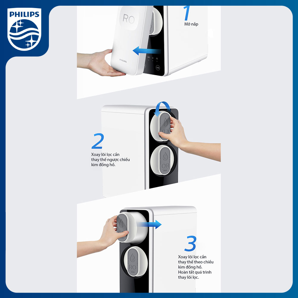  [BẢO HÀNH CHÍNH HÃNG 2 NĂM TOÀN QUỐC] Máy lọc nước để gầm RO Philips AUT2015 