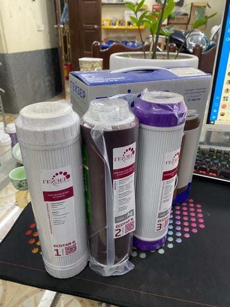  Bộ lõi UNITECH thay thế máy lọc nước Geyser ECOTAR 6 (nhập Nga) 