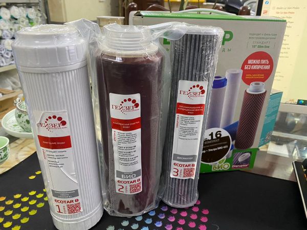  Bộ lõi UNITECH thay thế máy lọc nước Geyser ECOTAR 8 (nhập Nga) 