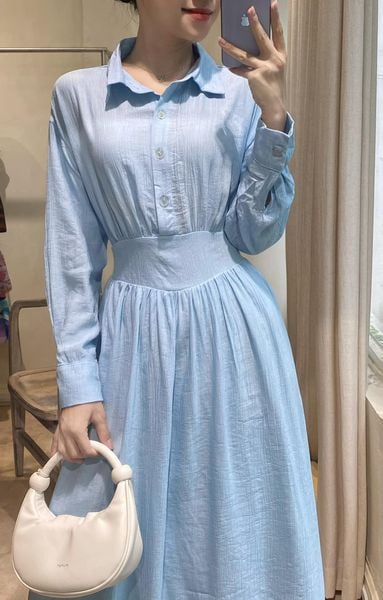  Hally Dress - Đầm Sơ Mi Tay Dài E59 