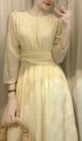  Kanie Dress - Đầm Tay Lỡ Nhấn Eo E93 