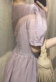  Lamie Dress - Đầm Cổ V Tay Ngắn E10 
