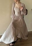  Cinderella Dress - Đầm Corset Cổ Điển Tay Phồng DR0124 