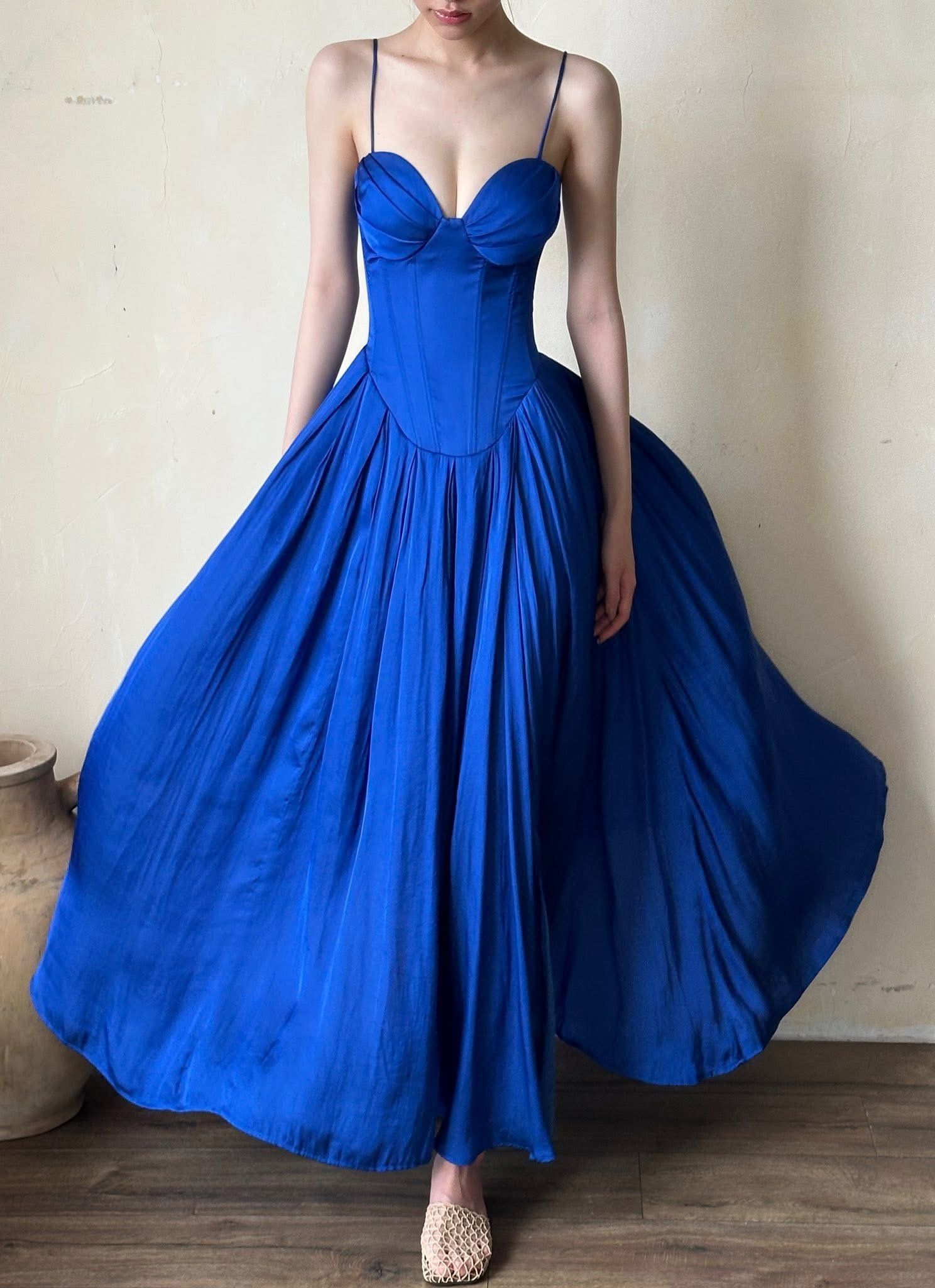  Elsie Dress - Đầm Corset Lụa Q002 