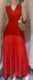  Ela Dress - Đầm Midi Cổ V Xếp Ly V09 