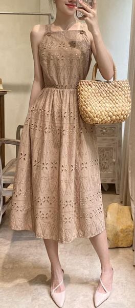 Mia Dress - Đầm Hai Dây Ren L126 