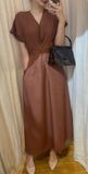  Macy Dress - Đầm Cổ V Nhấn Eo E49 