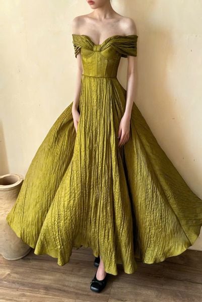  Stefany Dress - Đầm Trễ Vai Corset Q008 