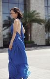  Luciana Dress - Maxi xô lụa cổ yếm hở lưng D292 -> D294 