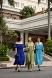  Đầm xô lụa sát nách 