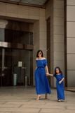  Mei Dress - Đầm xô lụa (mẹ) D218 