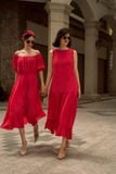  Đầm xô lụa sát nách 