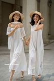  Đầm xô lụa sát nách 