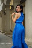  Scarlette Dress - Đầm cổ yếm cột chéo LA34 