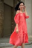  Đầm xô lụa 2 dây D273 -> D277 