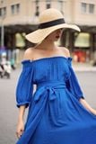  Naomi Dress - Đầm xô lụa trễ vai suông D229 D230 