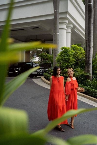  Dress Đầm xô lụa sát nách 3 tầng D236 