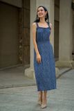  Madeline Dress - Đầm midi hai dây nhún bèo D191 