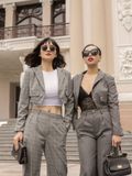  Harley Blazer - Áo blazer (vest caro) A45 