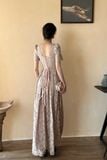  Belle Lace Dress - Đầm Corset Cổ Điển Tay Ngắn Q003 