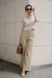  Jane Trousers - Quần linen suông ống rộng Q05 