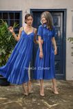  Rebecca Dress - Đầm sơ mi đũi kéo khóa sau D129 
