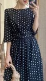  Kanie Dress - Đầm Tay Lỡ Nhấn Eo E93 