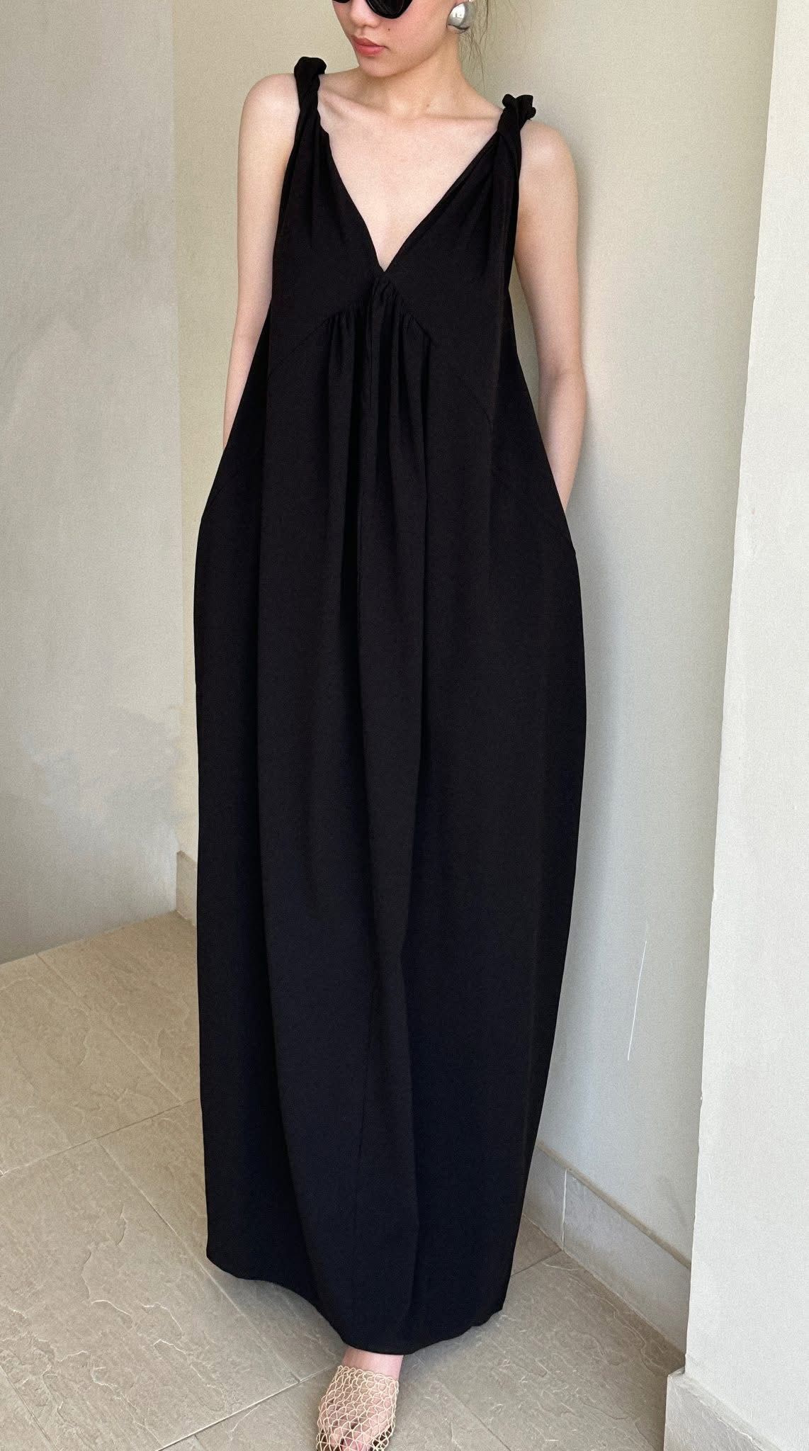  Reese Dress - Đầm Xoắn Vai Thiết Kế DR1124 