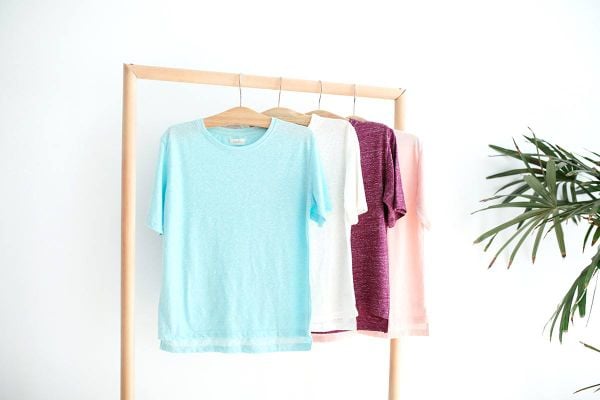  Áo thun tay ngắn form rộng trơn A142 -> A148 