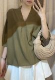 Cali Shirt - Áo Sơ Mi Tay Lửng E78 