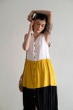  Myla Dress - Đầm sát nách 3 màu cúc phía trước - D43 