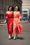  Miracle Dress  - Đầm xô lụa trễ vai nhấn eo D296 -> D299 D551 