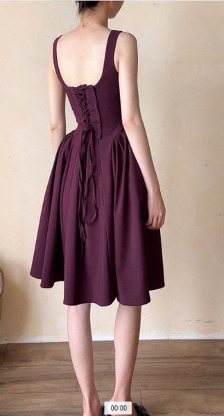  Juliette Dress - Đầm Hai Dây Corset Cổ Điển D1021 
