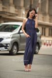  Jumpsuit Yếm Cột D649 