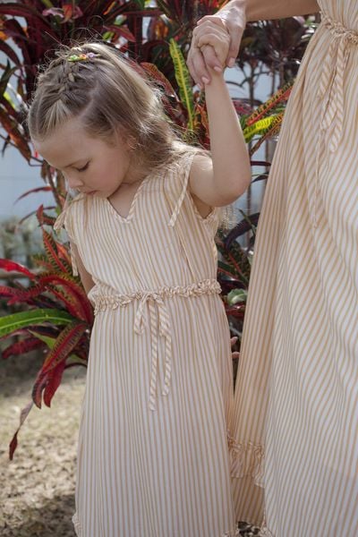  Lara Dress Kid - Đầm  xô lụa sát nách - ( Em Bé ) B29 