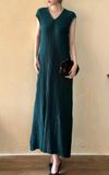  Dahlia Dress - Đầm Suông Cổ Tim dập li LA18 