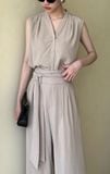  Lanni Set - Set Áo Và Quần Ống Rộng S01 