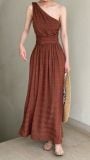  Lalyn Dress - Đầm Lệch Vai Nhấn Eo L31 