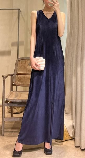  Dahlia Dress - Đầm Suông Cổ Tim dập li LA18 