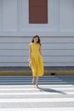  Liana Dress - Đầm sát nách chữ A - POQ79 