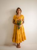  Đầm tay ngắn thắt dây - 4 tầng D671 