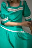  Đầm suông ren tay ngắn - D681 