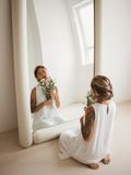  Sierra Dress - Đầm sát nách tím, bèo chéo (Mẹ) La46 